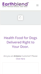 Mobile Screenshot of earthblenddogfood.com